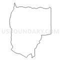 Census Tract 9516, Columbiana County, Ohio (Light Gray Border)