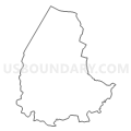 Census Tract 9557, Ross County, Ohio (Light Gray Border)