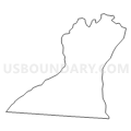 Census Tract 9568, Ross County, Ohio (Light Gray Border)