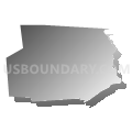 Census Tract 404, Madison County, Ohio (Gray Gradient Fill with Shadow)