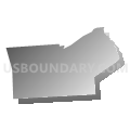 Census Tract 405, Madison County, Ohio (Gray Gradient Fill with Shadow)