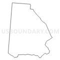 Census Tract 9728, Athens County, Ohio (Light Gray Border)