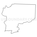 Census Tract 9110, Muskingum County, Ohio (Light Gray Border)