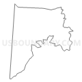 Census Tract 7703, Adams County, Ohio (Light Gray Border)