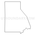 Census Tract 1361.01, Cuyahoga County, Ohio (Light Gray Border)