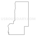 Census Tract 3881, Coal County, Oklahoma (Light Gray Border)