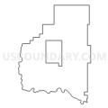 Census Tract 701, Tillman County, Oklahoma (Light Gray Border)