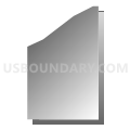 Census Tract 1056, Oklahoma County, Oklahoma (Gray Gradient Fill with Shadow)