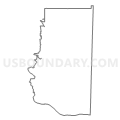 Census Tract 406.01, Le Flore County, Oklahoma (Light Gray Border)