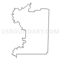 Census Tract 403.02, Le Flore County, Oklahoma (Light Gray Border)