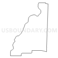Census Tract 401.02, Le Flore County, Oklahoma (Light Gray Border)