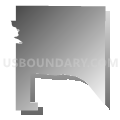 Census Tract 1090.04, Oklahoma County, Oklahoma (Gray Gradient Fill with Shadow)