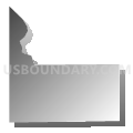 Census Tract 1067.04, Oklahoma County, Oklahoma (Gray Gradient Fill with Shadow)