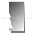 Census Tract 1084.02, Oklahoma County, Oklahoma (Gray Gradient Fill with Shadow)