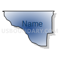 Census Tract 93, Tulsa County, Oklahoma (Radial Fill with Shadow)
