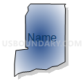 Census Tract 92, Tulsa County, Oklahoma (Radial Fill with Shadow)