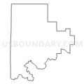 Census Tract 807, Okfuskee County, Oklahoma (Light Gray Border)