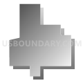 Census Tract 809, Okfuskee County, Oklahoma (Gray Gradient Fill with Shadow)