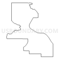 Census Tract 890, Pontotoc County, Oklahoma (Light Gray Border)