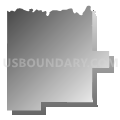 Census Tract 9557, Alfalfa County, Oklahoma (Gray Gradient Fill with Shadow)