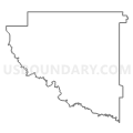 Census Tract 7957, Bryan County, Oklahoma (Light Gray Border)