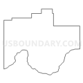 Census Tract 9528, Ellis County, Oklahoma (Light Gray Border)