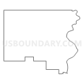 Census Tract 408, Mayes County, Oklahoma (Light Gray Border)