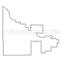 Census Tract 9582, Kingfisher County, Oklahoma (Light Gray Border)