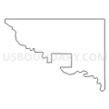 Census Tract 9581, Kingfisher County, Oklahoma (Light Gray Border)