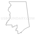 Census Tract 301.04, Sequoyah County, Oklahoma (Light Gray Border)
