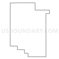 Census Tract 9613, Lincoln County, Oklahoma (Light Gray Border)