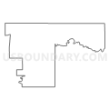 Census Tract 5009, Pottawatomie County, Oklahoma (Light Gray Border)