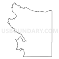 Census Tract 25, Jackson County, Oregon (Light Gray Border)