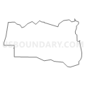 Census Tract 9509, Lincoln County, Oregon (Light Gray Border)