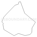 Census Tract 5003, Allegheny County, Pennsylvania (Light Gray Border)