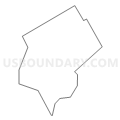 Census Tract 4035.01, Delaware County, Pennsylvania (Light Gray Border)