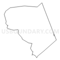 Census Tract 4080.02, Delaware County, Pennsylvania (Light Gray Border)