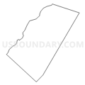 Census Tract 3004.02, Monroe County, Pennsylvania (Light Gray Border)