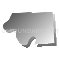 Census Tract 9511, Bradford County, Pennsylvania (Gray Gradient Fill with Shadow)