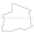 Census Tract 7320, Washington County, Pennsylvania (Light Gray Border)