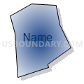 Census Tract 7827, Washington County, Pennsylvania (Radial Fill with Shadow)