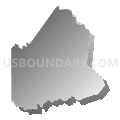 Census Tract 7210, Washington County, Pennsylvania (Gray Gradient Fill with Shadow)