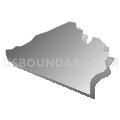 Census Tract 7527, Washington County, Pennsylvania (Gray Gradient Fill with Shadow)