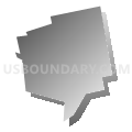 Census Tract 7041, Washington County, Pennsylvania (Gray Gradient Fill with Shadow)