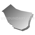 Census Tract 7727, Washington County, Pennsylvania (Gray Gradient Fill with Shadow)