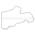 Census Tract 7960, Washington County, Pennsylvania (Light Gray Border)