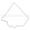 Census Tract 9604, Mifflin County, Pennsylvania (Light Gray Border)