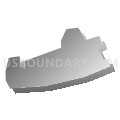 Census Tract 114, Cumberland County, Pennsylvania (Gray Gradient Fill with Shadow)