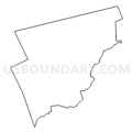 Census Tract 2155.03, Luzerne County, Pennsylvania (Light Gray Border)