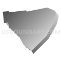 Census Tract 307.01, Oconee County, South Carolina (Gray Gradient Fill with Shadow)